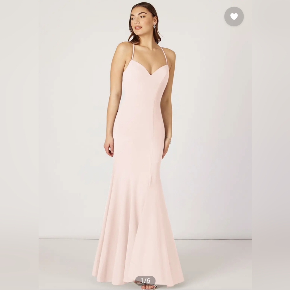 Azazie Jessie Dress in Blushing Pink